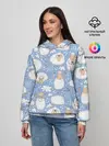 Женское худи / Счастливые овечки