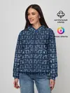 Женское худи / Текстура аллигатора