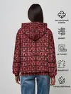 Женское худи / Текстура аллигатора