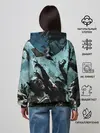 Женское худи / Толпа зомби