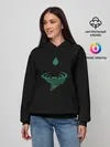 Женское худи / Зеленый ураган