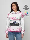 Женское худи / Девушки и танки | Pink (Z)