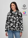 Женское худи / Векторные цветы