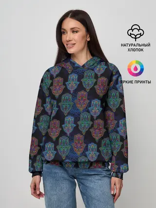 Женское худи / Рука Бога