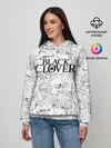 Женское худи / Чёрный клевер образы Юно