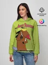 Женское худи / Крутые бобры. Деггет