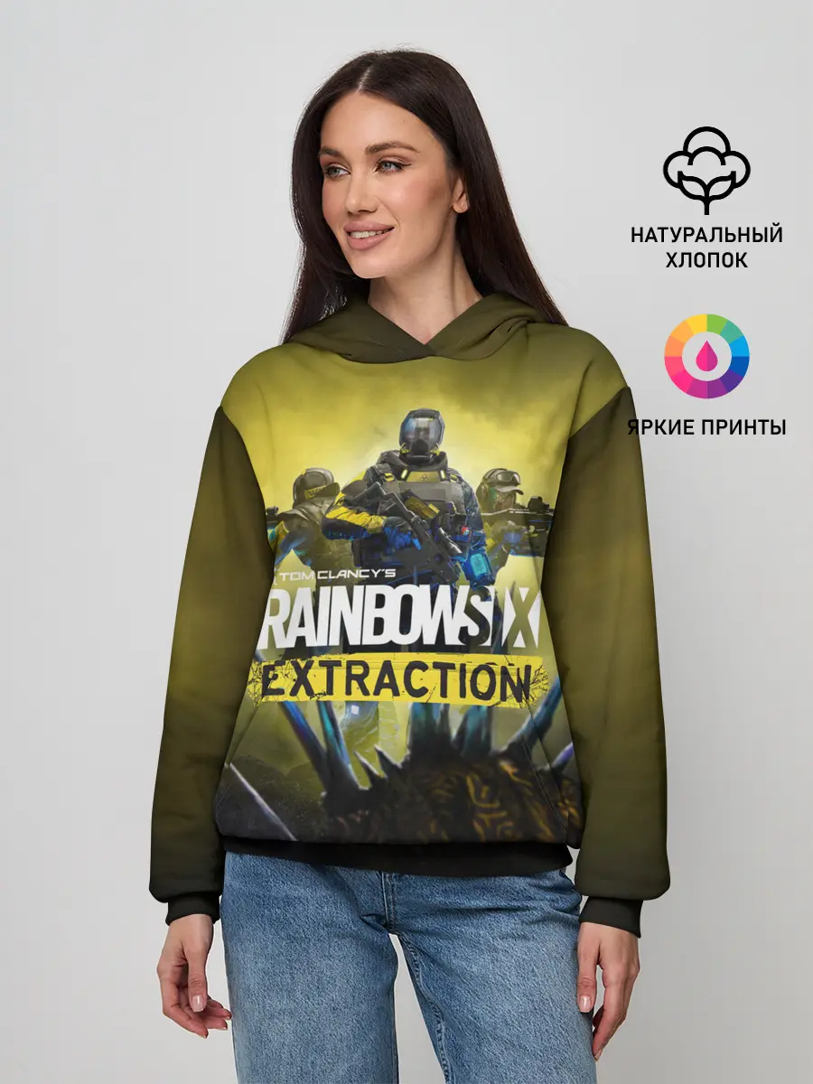 Женское худи / Rainbow Six Extraction / Радуга 6 Эвакуация