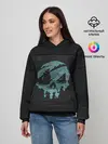 Женское худи / Skull of pirate