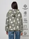 Женское худи / Кошечки с рыбками
