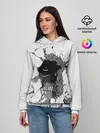 Женское худи / Из стены смотрит на Эрена