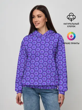 Женское худи / Geometric Background