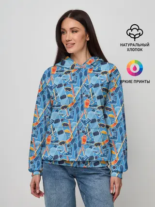 Женское худи / Зимние виды спорта