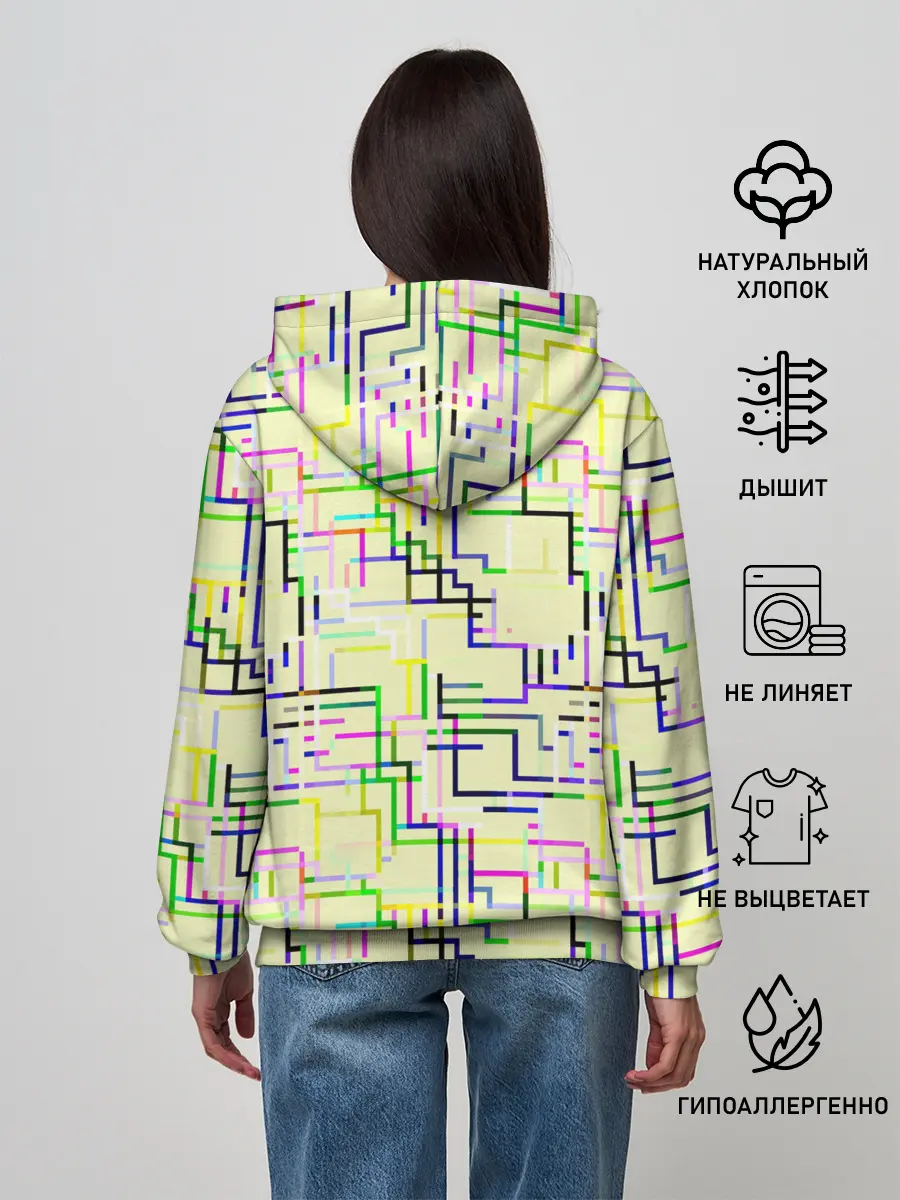 Женское худи / Geometric Color