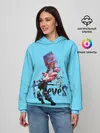 Женское худи / Пират с бочкой рома