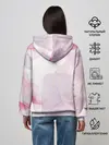 Женское худи / Цветы роспись акварелью