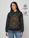 Женское худи / Ацтекский дракон из камня