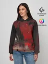 Женское худи / ЗМЕЙ ДРАКОН 3D
