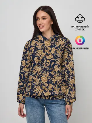 Женское худи / классические узоры