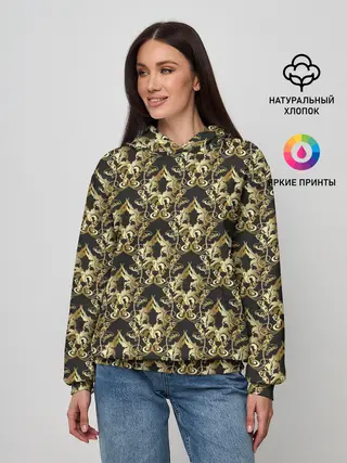 Женское худи / классические узоры