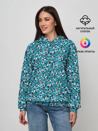 Женское худи / Котики