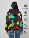 Женское худи / Красочные кубы