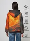 Женское худи / РАДИАЦИОННОЕ СОЛНЦЕ (Z)
