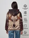 Женское худи / Красивая Волчица