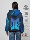 Женское худи / BTS | БТС | ЛОГО (+спина) (Z)