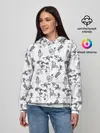 Женское худи / Скетч сказочные птицы