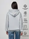 Женское худи / Сиреноголовый Скелет (Хоррор)