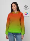 Женское худи / Градиент Яблоко