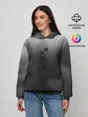 Женское худи / СИРЕНОГОЛОВЫЙ / ТУМАННЫЙ ЛЕС