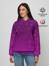 Женское худи / Абстрактный фон фуксия