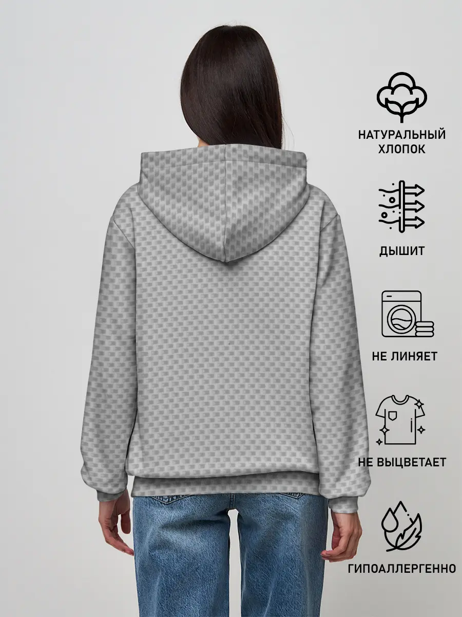 Женское худи / GRAY CARBON