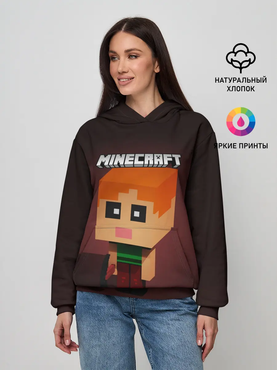 Женское худи / MINECRAFT | МАЙНКРАФТ (Z)