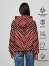 Женское худи / Полосатый тигровый узор