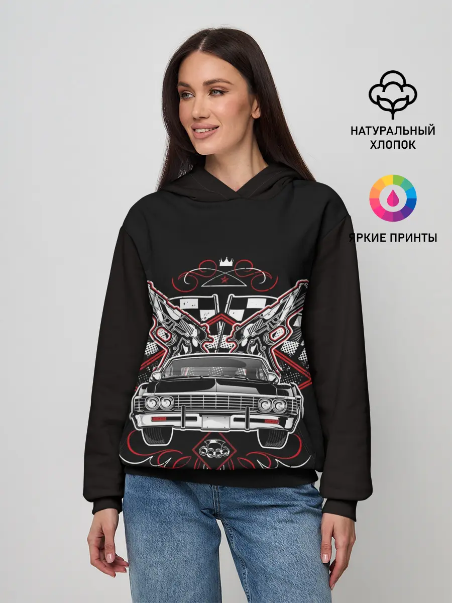 Женское худи / МАШИНА