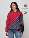 Женское худи / Абстрактный асимметричный