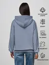 Женское худи / Череп с маской КиШ
