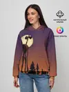 Женское худи / Gradient Forest Siren Head