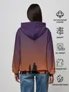 Женское худи / Gradient Forest Siren Head