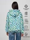 Женское худи / Драгоценные зеленые камешки