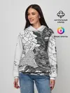 Женское худи / Структурная мозайка