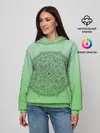 Женское худи / Peacefull green