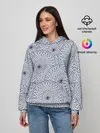 Женское худи / БЕЛЫЕ ХРИЗАНТЕМЫ | ПАТТЕРН