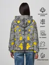 Женское худи / абстракция киберпанк