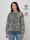 Женское худи / психоделика киберпанк