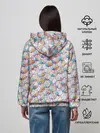 Женское худи / Разноцветная чешуя