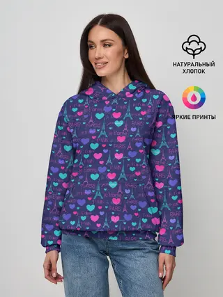 Женское худи / Париж