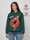 Женское худи / Дэндзи в прыжке